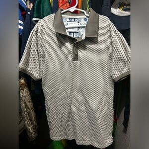 Beige/light brown Patterned Kids Polo Shirt